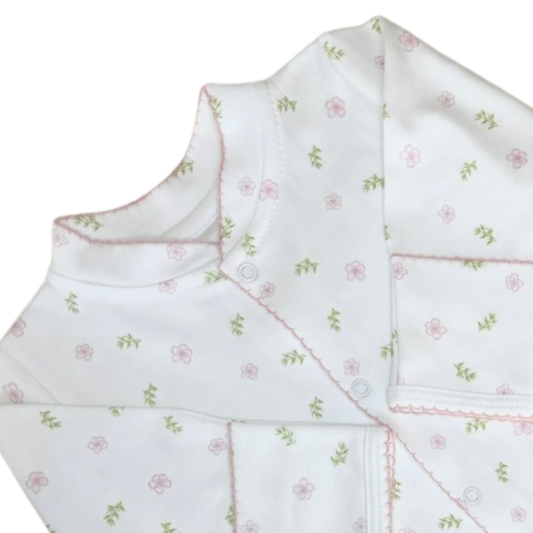 Enterito largo con broches "Spring Rose"