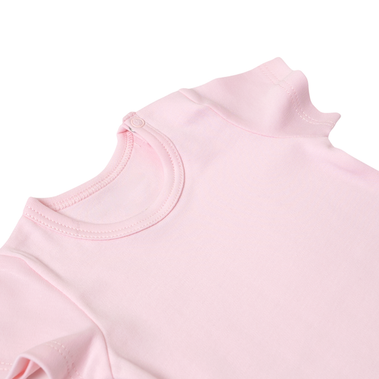 Body básico rosado manga corta
