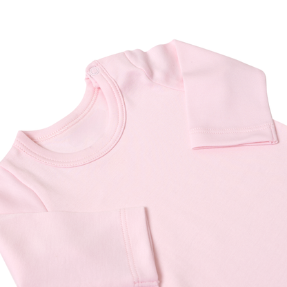 Body básico rosado manga larga