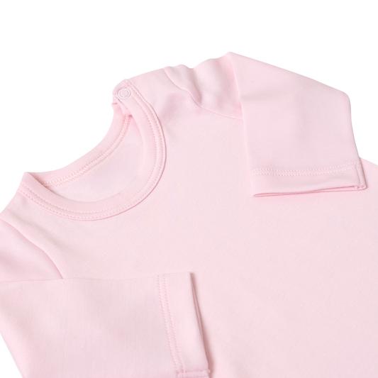 Body básico rosado manga larga