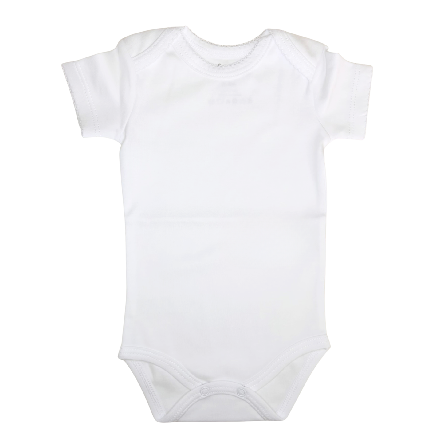 Body americano manga corta c/ picueta blanca