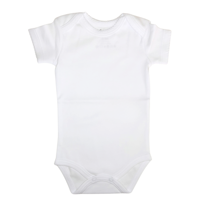 Body americano manga corta c/ picueta blanca