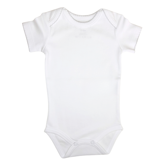 Body americano manga corta c/ picueta gris