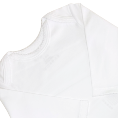 Body americano manga larga c/ picueta blanca