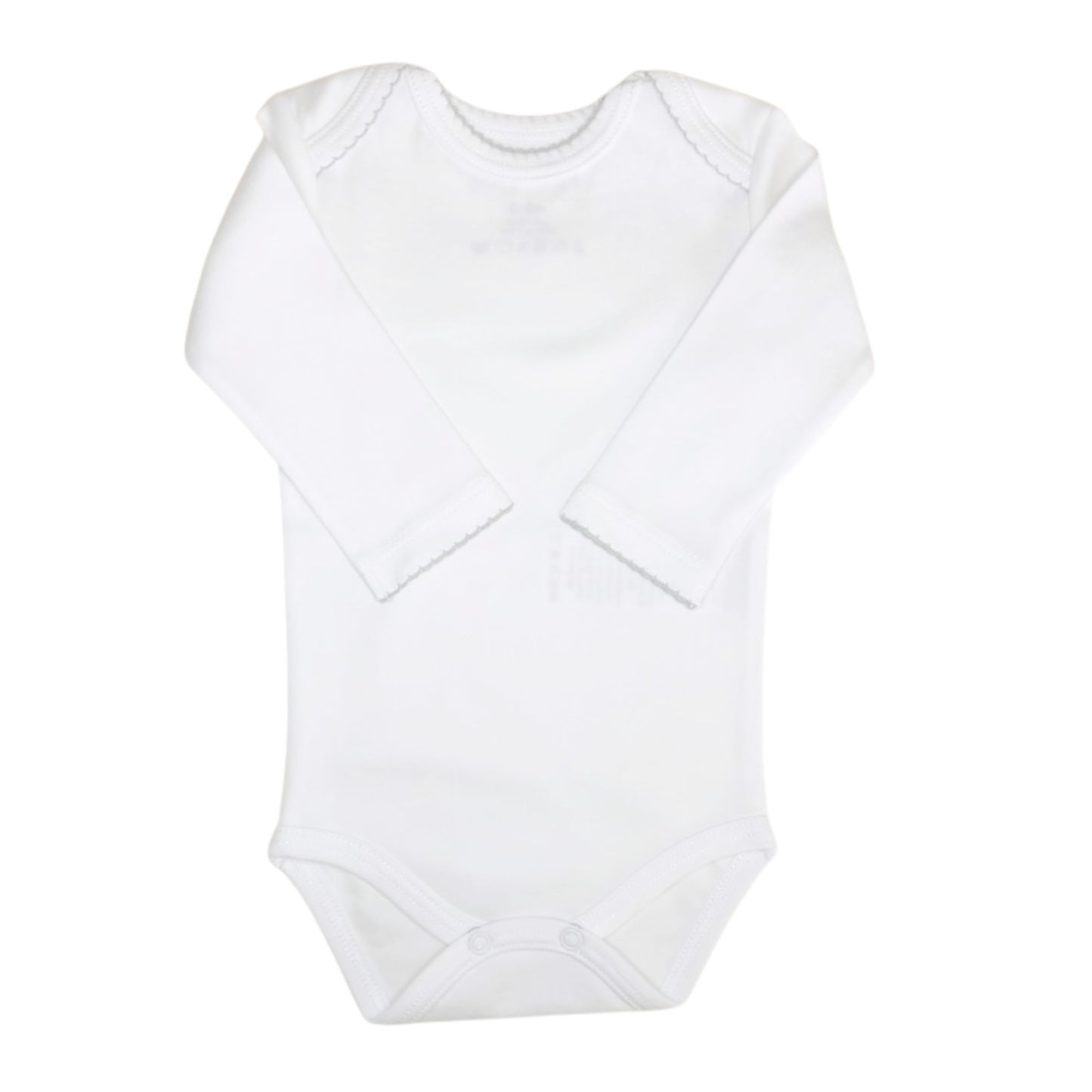 Body americano manga larga c/ picueta gris