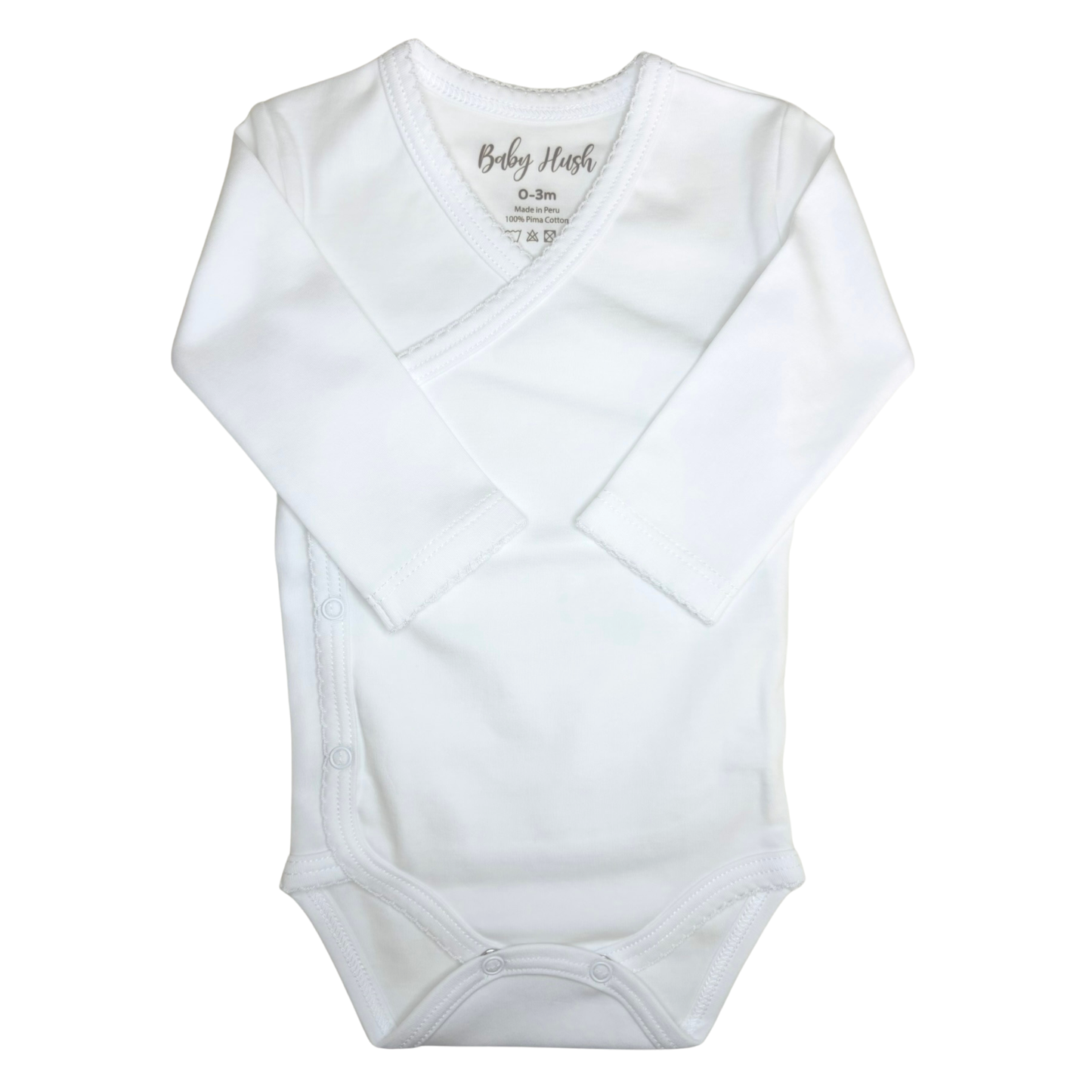 Body cruzado c/ picueta blanca