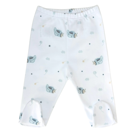Pantalón con pie "Little Pilot"