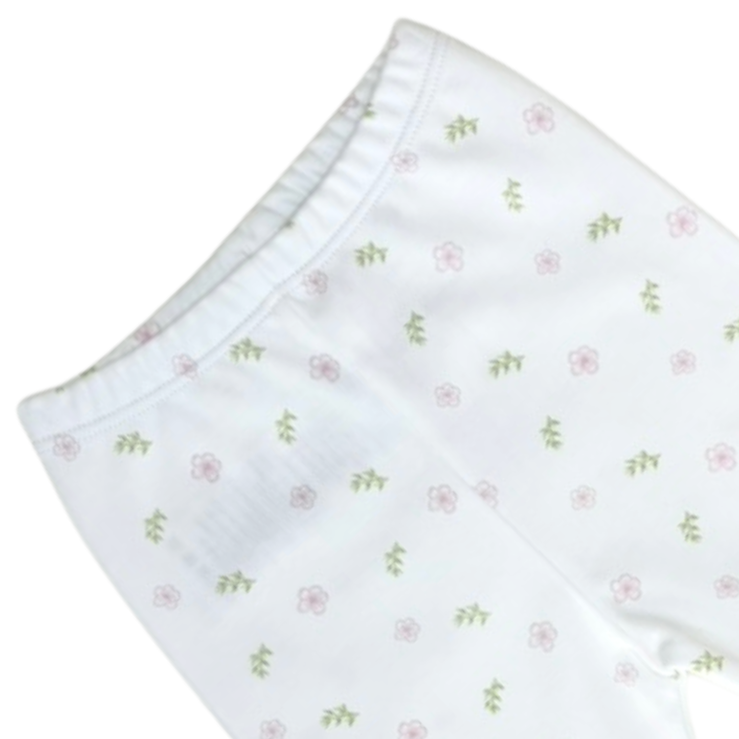Pantalón con pie "Spring Rose"