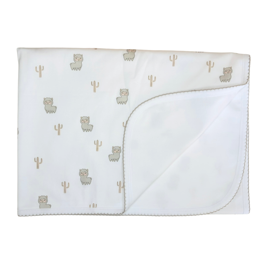Manta pima doble capa "Baby Llama"