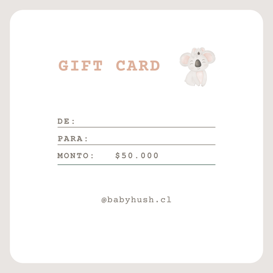 Gift card $50.000